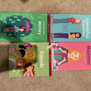 American Girl Book Set - Green, Pink, and Blue Covers